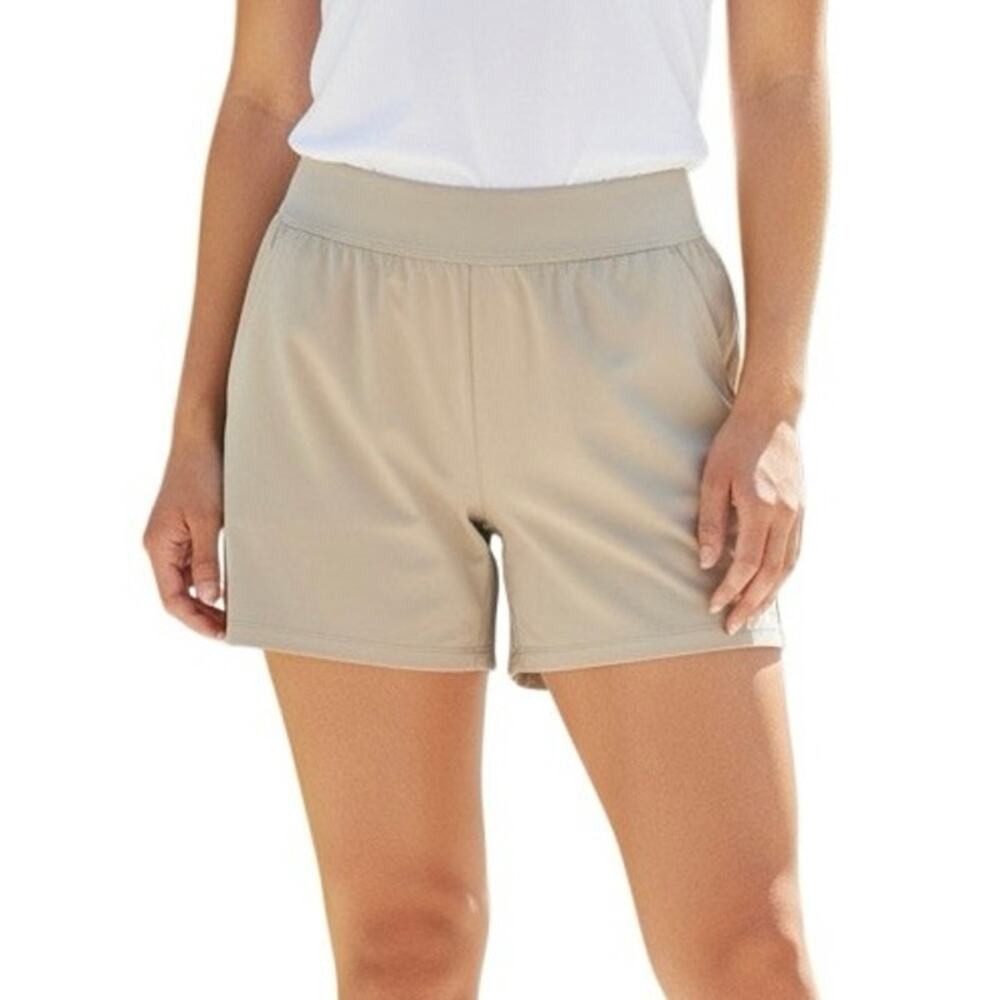 Alo Yoga 7” Repetition Short Mens Size M Gravel Beige Athletic Performance